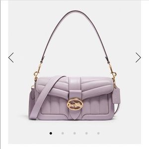 *SOLD* Coach Georgie Puffy Quilted Lilac Bag